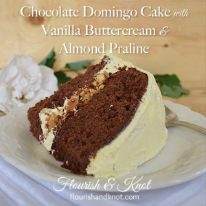 Chocolate Domingo Cake with Almond and Vanilla Buttercream | flourishandknot.com