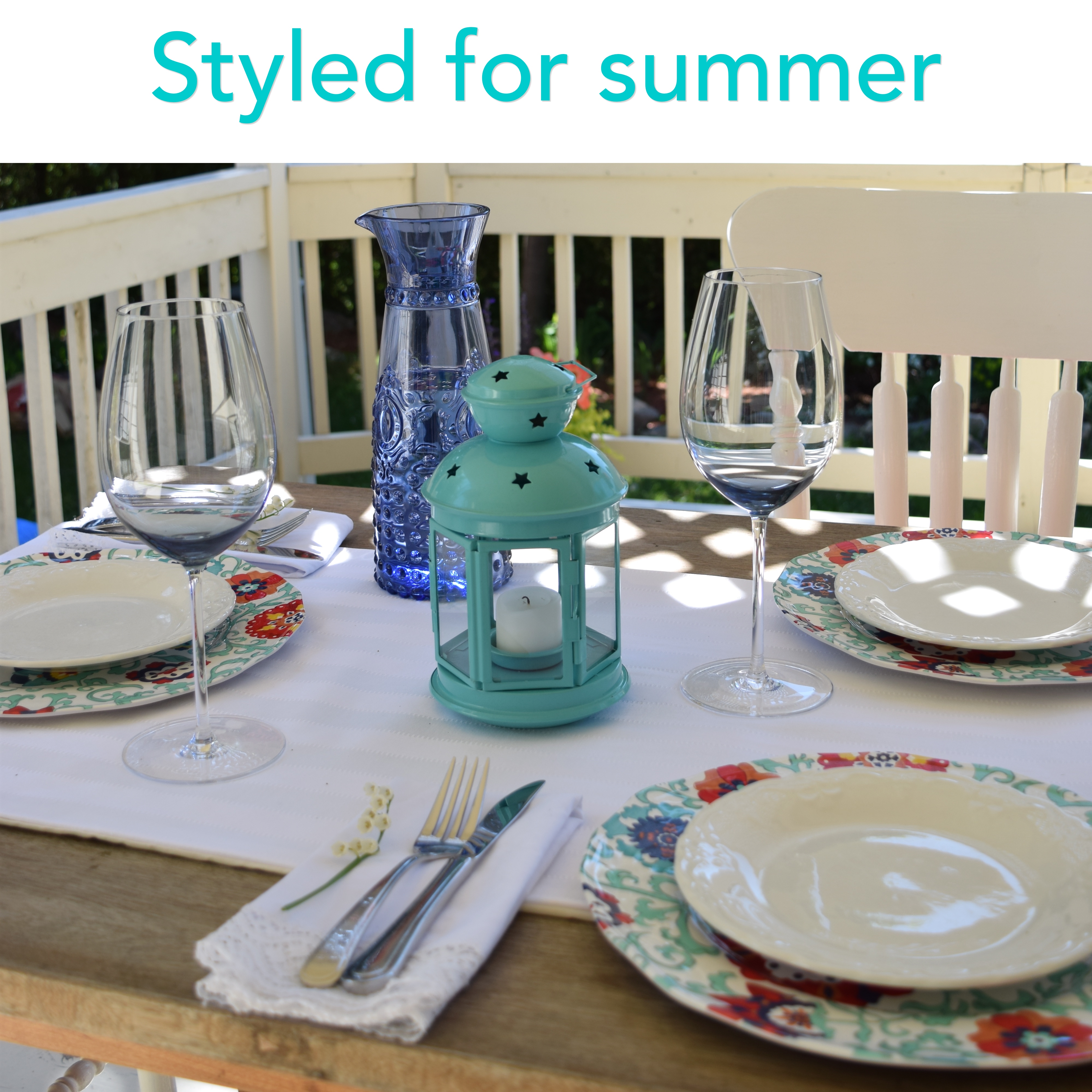 Styling a summery table with Flourish & Knot