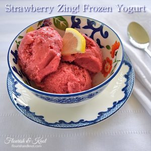 Strawberry Zing! Frozen Yogurt
