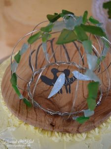 How to make a rustic wedding cake topper