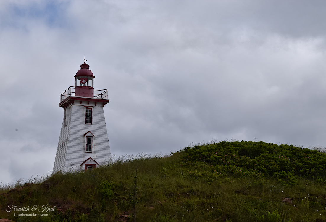 The historic lighthouse in Souris, PEI