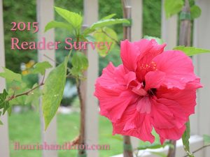 Thank you for taking the time to complete the 2015 Reader Survey! | flourishandknot.com