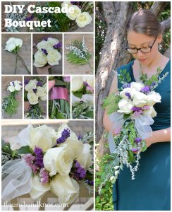 How to create a beautiful cascade wedding bouquet | flourishandknot