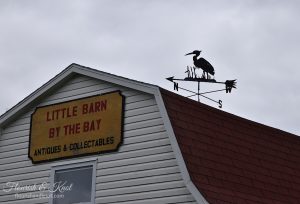 Rosie the weathervane at Little Barn by the Bay Antiques, Little Pond, PEI