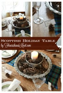 A Scottish Holiday Table | November Create & Share Challenge | flourishandknot.com