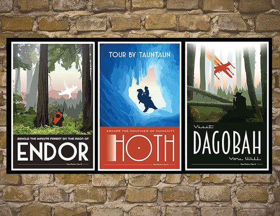 Star Wars Travel Posters