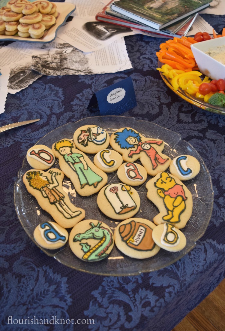 Hand-painted storybook character cookies | Storybook baby shower | flourishandknot.com