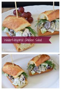 Waldorf-Inspired Chicken Salad | A spin on traditional chicken salad sandwiches | flourishandknot.com