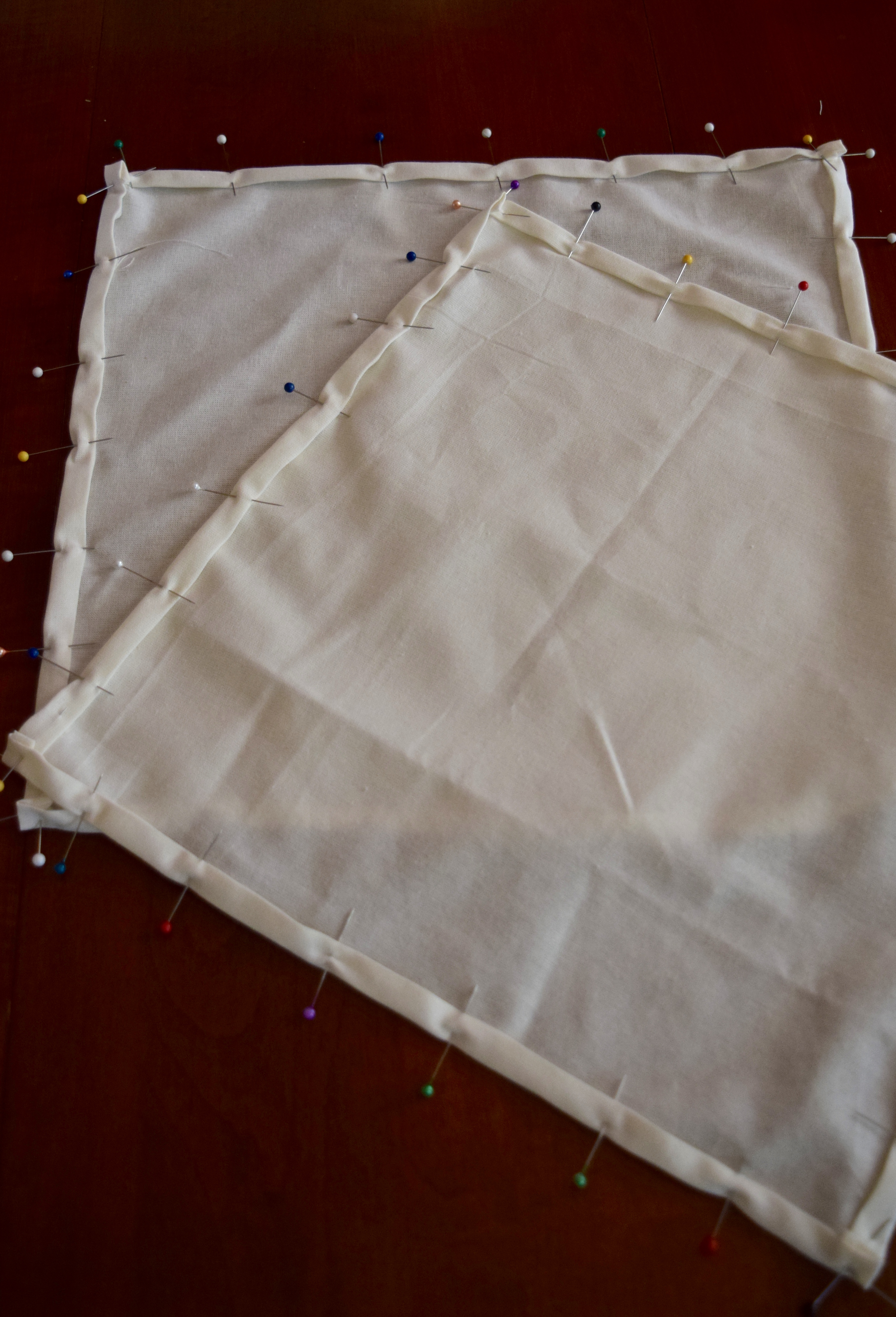 How to sew and block-print napkins | flourishandknot.com