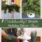 7 (Unbelievably) Simple Holiday Decor Ideas | Easy Christmas Decor | Vankleek Hill Christmas Home Tour | flourishandknot.com
