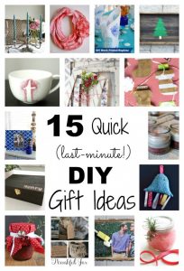 15 Quick (last-minute!) DIY Gift Ideas | flourishandknot.com