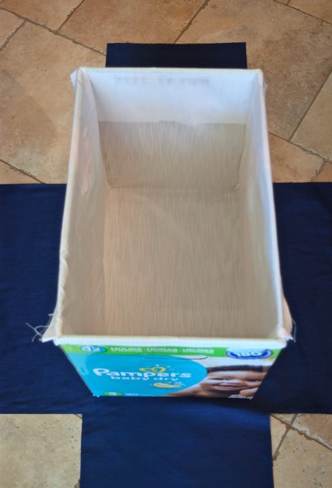 How to make a fabric-covered storage box | flourishandknot.com
