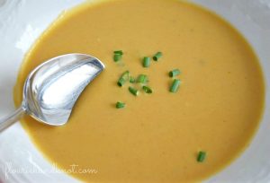 Velvety Butternut Squash Bisque Soup | Easy Soup Recipe | flourishandknot.com