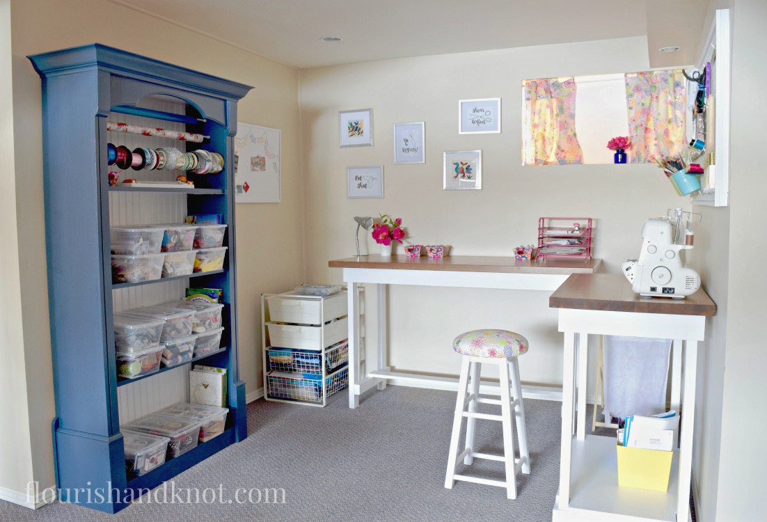 Craft Room Makeover - Flourish and Knot