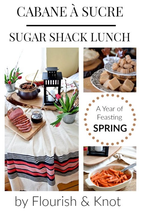 Sugar Shack Lunch | Cabane a sucre menu | A Year of Feasting - Spring | Traditional Canadian Quebec meal