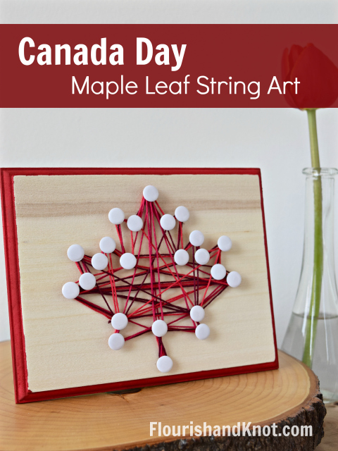 Downloadable maple leaf template for your Canada Day crafts