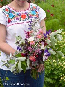 Wild & Moody Hand-Tied Bouquet - Wild Bouquet - Les Jardins de Frieda Bella - Flourish & Knot